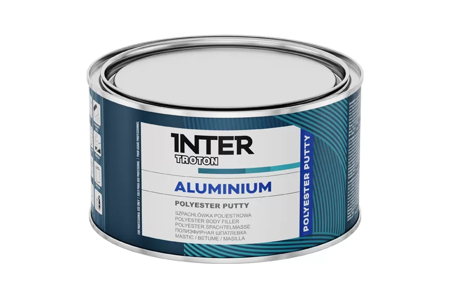 Mastic polyester Alu de finition chargé en aluminium de marque